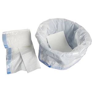 Bed Pans Liners para mujeres Ancianos Hombres y mujeres 53*38cm Cordón Watse Bag con almohadilla SAP - Product Image 3
