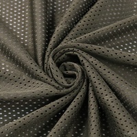 Tissu en maille respirant et résistant aux infrarouges Wolf Brown Tissu tricoté à séchage rapide Écharpe en filet évacuant l'humidité Tissu tactique