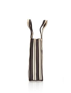 Custom Size Logo Colors Eco Friendly Striped Recycled <b>Nylon</b> Single Wine Bottle Carrier Gift Bag - Product Image 4