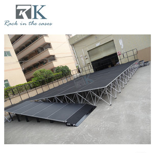 เวทีอลูมิเนียมคุณภาพสูง เวทีอัจฉริยะสำหรับงานอีเว้นท์ พร้อมทางลาดและบันได สำหรับงานแต่งงานและคอนเสิร์ต - Product Image 5