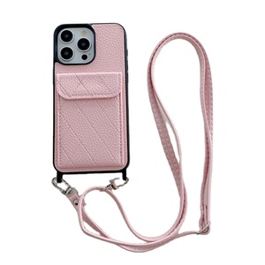 Pour <span class=keywords><strong>iPhone</strong></span> 16 <span class=keywords><strong>Pro</strong></span> Max étui de protection en <span class=keywords><strong>cuir</strong></span> avec bandoulière bandoulière couverture arrière pour <span class=keywords><strong>Apple</strong></span> 15 Plus Compatible matériau TPU - Product Image 1