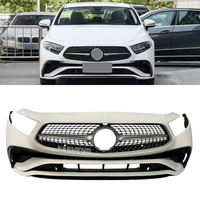 Ensemble de pare-chocs avant pour Mercedes-Benz CLS 2018-2023, kit carrosserie W257, barre anti-choc, grille d'admission d'air, phares, qualité OEM supérieure