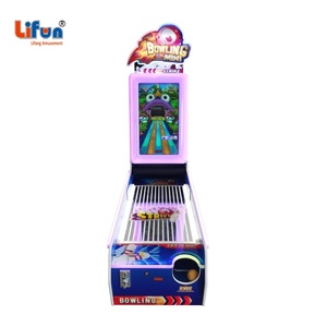 Machine <span class=keywords><strong>de</strong></span> bowling miniature Lifun avec écran HD, <span class=keywords><strong>jeu</strong></span> <span class=keywords><strong>de</strong></span> simulation, construction métallique, garantie 1 an, pour enfants, pour salles <span class=keywords><strong>de</strong></span> bowling et salles <span class=keywords><strong>de</strong></span> jeux à tickets - Product Image 1