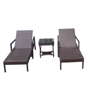 Chaise inclinable imperméable moderne pour intérieur et extérieur Chaise de loisir durable en rotin <span class=keywords><strong>avec</strong></span> <span class=keywords><strong>parapluie</strong></span> pour hôtel Aire de repos Villa pour la natation - Product Image 5