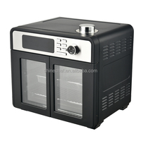 Freidora de Aire Digital de Acero Inoxidable de Gran Capacidad con Temporizador y Termostato Ajustables para Uso Doméstico
