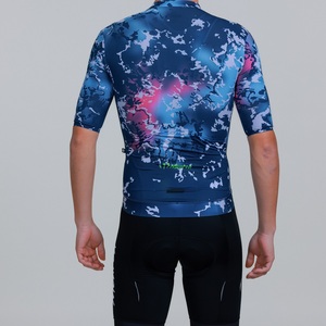 Logo personnalisé uniformes de <span class=keywords><strong>cyclisme</strong></span> à manches courtes chemise de <span class=keywords><strong>cyclisme</strong></span> vêtements de vélo d'été en gros - Product Image 4