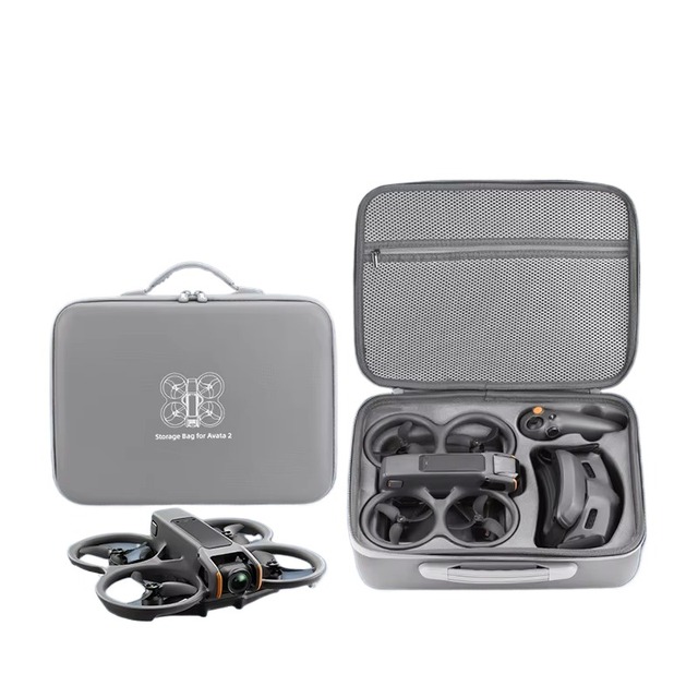 Hanwey Avata 2 Gray Storage Bag Portable Carrying Case Handbag Goggles 3 Rc Motion Controller 3 Protector Mini Drone Accessories