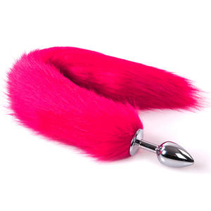 Tapón Anal <span class=keywords><strong>de</strong></span> <span class=keywords><strong>Cola</strong></span> <span class=keywords><strong>de</strong></span> Gato Súper Largo <span class=keywords><strong>de</strong></span> 40 cm, Tapón Anal <span class=keywords><strong>de</strong></span> <span class=keywords><strong>Cola</strong></span> <span class=keywords><strong>de</strong></span> <span class=keywords><strong>Zorro</strong></span> <span class=keywords><strong>de</strong></span> Acero Inoxidable Metálico Más Barato al por Mayor, Tapón Anal <span class=keywords><strong>de</strong></span> Pelo Extra Largo - Product Image 4