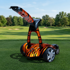 Carrito de golf Stewart X10 Follow - Signature Tiger, nuevo modelo, producto estrella 2023 para entrenamiento de golf - Product Image 3