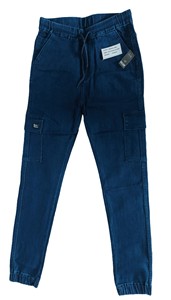 Pantalones Cargo Beige de Alta Calidad para Hombre, Ecológicos, de Secado Rápido, Corte Holgado, Pierna Recta, Multibolsillos, Estilo Táctico, con Logotipo Personalizado - Product Image 3