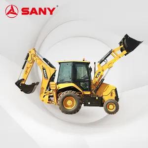 SANY BHL75 7.5 tonnes backloader machine pavage routes rétro chargeur tracteur avec pelle rétrocaveuse