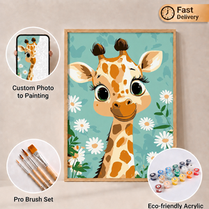 <span class=keywords><strong>Peinture</strong></span> par numéros personnalisée SONGWOO ART, <span class=keywords><strong>peinture</strong></span> acrylique DIY pour enfants, motif <span class=keywords><strong>girafe</strong></span>, kit de <span class=keywords><strong>peinture</strong></span> par numéros - Product Image 1