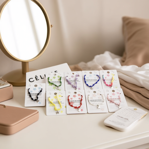 Bracelet à breloques Clie Star en acier inoxydable, bijoux de mode unisexe, coffret cadeau 12 pièces - Product Image 3