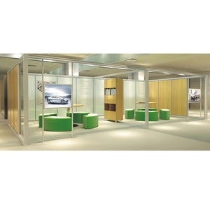 <span class=keywords><strong>Cloison</strong></span> de bureau modulaire en aluminium avec cadre en <span class=keywords><strong>verre</strong></span>, moderne, flexible, écologique, insonorisée, facile à installer, hôpital, école, atelier - Product Image 1