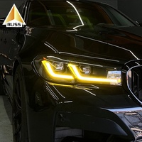 Accessoires automobiles : Phares de bienvenue BMQD65, ensemble de phares modifiés pour voitures, ampoule de phare LED pour BMW G30 2018-2020