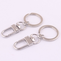 Geschenke leere Schlüssel anhänger Metall Karabiner haken mit Schlüssel ring für Schlüssel anhänger