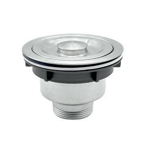 Escurridor de tapón de fregadero de cocina al por mayor barato con tapa Filtro de lavabo de cocina escurridor de fregadero cesta de residuos - Product Image 1