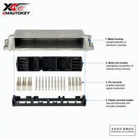 Unité de commande du moteur DME ECU 758230601 0261209320 pour BMW E60 E90 N52  ECU BMW E60 DME d'occasion pour BMW N62 V8
