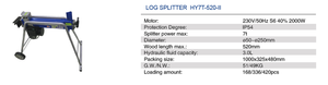 HYstrong 7 Tấn Thủy Lực Gỗ Log Splitter Máy Cho Thị Trường Nga HY7T-520-II - Product Image 5