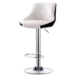 Liquidation vente hauteur réglable café Bar chaise fantaisie tabourets de Bar avec pied de pilier cylindrique en métal - Product Image 5