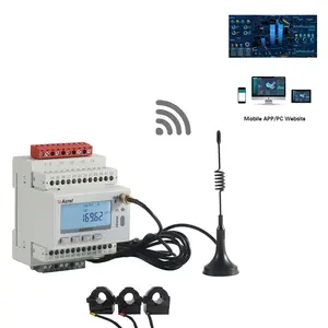 Acrel ADW300 IOT analizzatore di potenza Wireless Lora 4G per misurare la potenza attiva trifase nella rete a bassa tensione