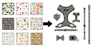 Logotipo personalizado Personalizado Neoprene New <span class=keywords><strong>Dog</strong></span> <span class=keywords><strong>Harness</strong></span> Define Kit Luxo Ajustável Pet <span class=keywords><strong>Dog</strong></span> Leash e <span class=keywords><strong>Harness</strong></span> Puppy Set para <span class=keywords><strong>Dog</strong></span> - Product Image 6