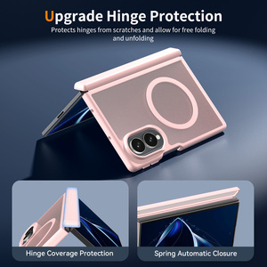 Étui de téléphone portable magnétique pliable de luxe premium <span class=keywords><strong>pour</strong></span> Samsung Z Fold 8, protection de la charnière, coque de téléphone personnalisée <span class=keywords><strong>pour</strong></span> femmes et filles - Product Image 5