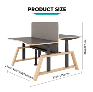 Chinese Wholesale Height Adjustable Desk Adjustable Desk Leg Electric Standing Desk for Office <strong>Computer</strong> <strong>Table</strong> Sit Stand Desk - Product Image 3