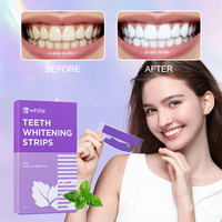 Bandes blanchissantes pour les dents Purple Color Correction Purple Generations, 6% HP PAP, sans peroxyde, sans résidus, OEM personnalisé, 7 traitements