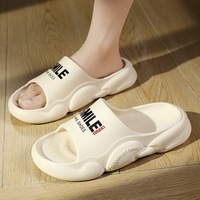 Nouvelles pantoufles pour hommes antidérapantes à semelle épaisse résistantes à l'usure, sandales d'extérieur, tongs, vente en gros, chaussures d'été en EVA