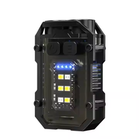 Nouvelle conception, vente chaude, petite lampe torche LED puissante, 300 lumens, clip pour casque, lumière magnétique, mini lampe torche de poche, porte-clés