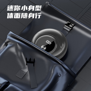 Minhuang Mini <b>Electric</b> <b>Shaver</b> For Men Gun Gray Rechargeable Washable Rotary With Led Display 15 Days Battery Life - Product Image 4