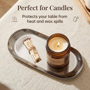 Bandejas de Acero Inoxidable - Perfectas para Joyas y Cosméticos en el Baño. Con un diseño versátil y minimalista. - Product Image 2