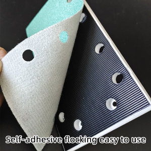 Paquete de 100 papel de <span class=keywords><strong>lija</strong></span> Orbital de óxido de aluminio cuadrado de 95*180mm 80-400 almohadilla abrasiva de bucle de gancho de grano <span class=keywords><strong>para</strong></span> pulir <span class=keywords><strong>para</strong></span> <span class=keywords><strong>lijadora</strong></span> de Palma - Product Image 5