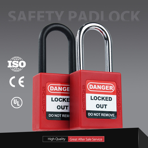Pad khóa chìa khóa an toàn ổ khóa, chủ màu đỏ an toàn ổ khóa khóa ra khỏi tag ra, ngắn còng dưới Ổ khóa an toàn - Product Image 2