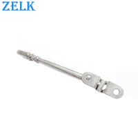 AISI304 316 Acier Inoxydable Pont Bascule Swageless Terminal Fixation Rapide Mur Tendeur avec Corps Fermé Électro-Poli