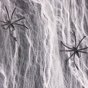 Decoraciones <span class=keywords><strong>de</strong></span> Halloween Telaraña <span class=keywords><strong>artificial</strong></span> Telaraña súper elástica con arañas Escena <span class=keywords><strong>de</strong></span> fiesta <span class=keywords><strong>de</strong></span> miedo Decoración Horror House Props - Product Image 2