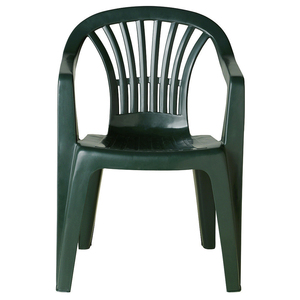 Sedia Monoblocco in Resina Lyra Green con Schienale Basso - Product Image 2