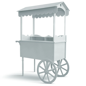 Bruiloft snoep dessert mini-eten suikerspin draagbare display tafelblad Coco mobiele kar voor bruiloften - Product Image 1