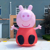 Ballon gonflable personnalisé Zhenmei, mascotte cochon, personnages du film Peppa Pig, taille et couleur personnalisables
