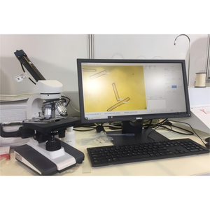 ISO 137 ISO 17751 Faserfeinheitsanalysator Textilgewebe-Faserfeinheitsprüfer Digitales Optisches Mikroskop Faserdurchmesser-<span class=keywords><strong>Tester</strong></span> - Product Image 2