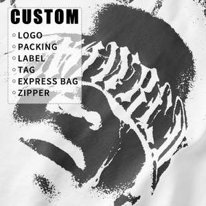 Camiseta Oversize de Algodón 100% de Alta Calidad Personalizada para Hombre, Estilo Urbano con Serigrafía - Product Image 3