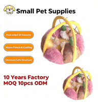 Hamac suspendu pour petits animaux, double face, utilisable toute l'année, surface chaude et rafraîchissante avec clochette pour hamster, petaugeur, en stock
