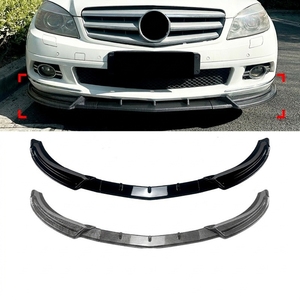 Spoiler Anteriore per Paraurti Versione Standard di Prima <span class=keywords><strong>Generazione</strong></span> per <span class=keywords><strong>Mercedes</strong></span>-Benz Classe <span class=keywords><strong>C</strong></span> W204 2007-2010 Esterni - Product Image 1