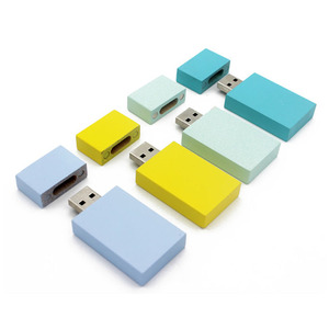 Fünf Farben Rechteck Holz Holz Usb 2.0 3,0-Stick 32 GB, 16 GB, 8GB Usb-Stick 64 GB, 128GB Mit Logo Custom - Product Image 1