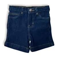 Adrenaline Baby Recto Denim Shorts Pack de 2 bleu foncé et bleu clair 100% coton coupe droite printemps été enfants poches