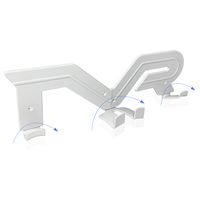 Support de charge et d'affichage VR SHINECON compatible avec PS VR2 et les contrôleurs de casque VR Valve Index - Blanc + Noir