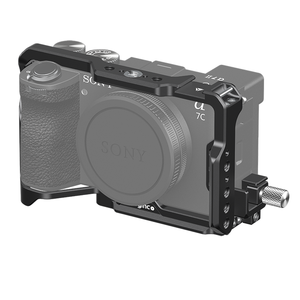 Cage de caméra pour <span class=keywords><strong>Sony</strong></span> A7C II / A7CR Cadre de protection de caméra Rig A7CII A7CR Cage complète en alliage d'aluminium pour prise de vue vidéo Vlog - Product Image 2