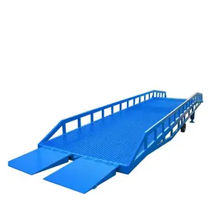 Haolong Electric Telescopic Conveyor Loading Machine Container Crossing Ramp Electric Lifting Rack Car Slide Cargo Storage
