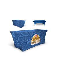 Nappe de table élastique personnalisée, flexible et extensible, pour la mise en place de la table. Aucun avis pour le moment.